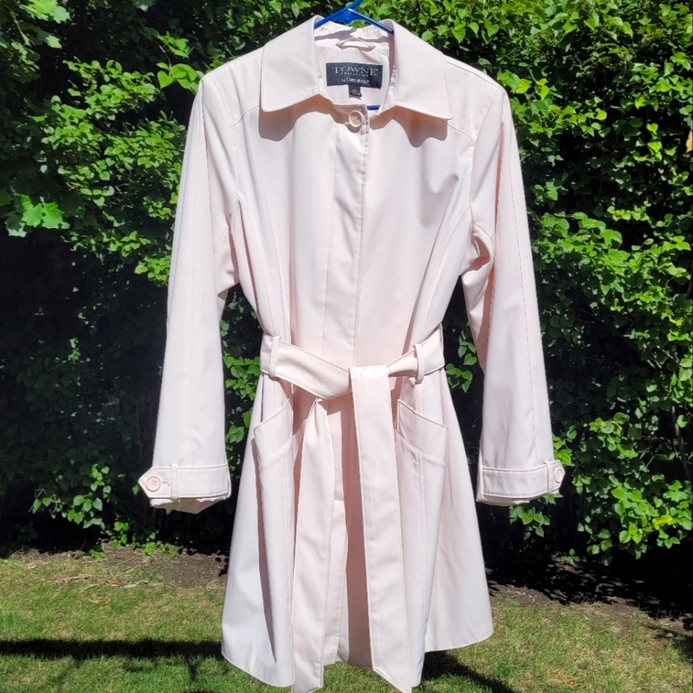 Towne by London Fog L Light Pink Coat